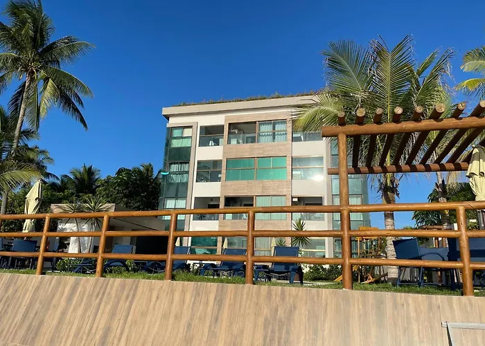 Exclusivo Apto em frente às piscinas naturais de Porto de Galinhas - Com vista frontal para o mar - Beira mar - Plage du Porto 101